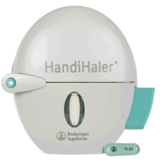 แผ่นพับ Handihaler